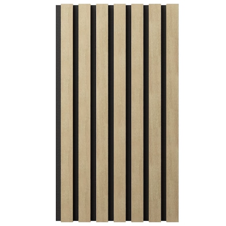 Ekena Millwork AcoustixPro Noise Cancelling Traditional Medium Slat Wall Panel SWA1000X0500TRAW